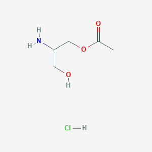 2-Amino-3-hydroxypropyl acetate hydrochloride