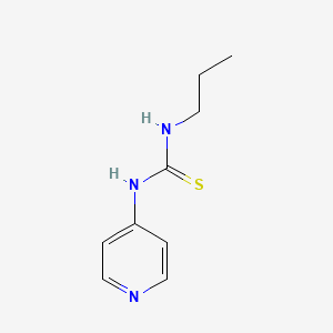 molecular formula C9H13N3S B13827717 N-Propyl-N'-pyridin-4-ylthiourea CAS No. 32420-91-0