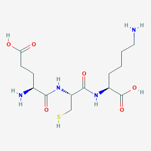 molecular formula C14H26N4O6S B13827739 Glu-Cys-Lys 