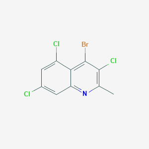4-Bromo-3,5,7-trichloro-2-methylquinoline
