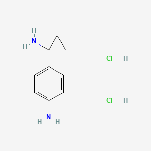 4-(1-Amino-cyclopropyl)-phenylamine dihydrochloride