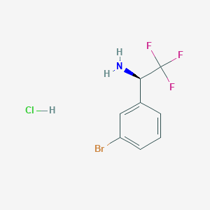 (R)-1-(3-Bromo-phenyl)-2,2,2-trifluoro-ethylamine hydrochloride