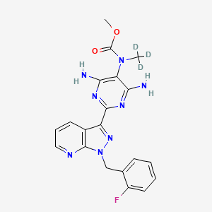 molecular formula C20H19FN8O2 B13827885 Riociguat-d3 