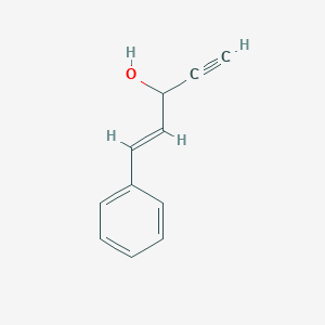 molecular formula C11H10O B13827897 1-Penten-4-yn-3-ol, 1-phenyl- CAS No. 31450-17-6