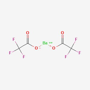 molecular formula C4BaF6O4 B13827910 Barium trifluoroacetate 