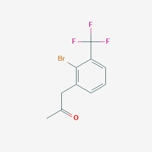 1-(2-Bromo-3-(trifluoromethyl)phenyl)propan-2-one