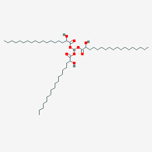 molecular formula C54H105AlO9 B13827956 Aluminum hydroxystearate 