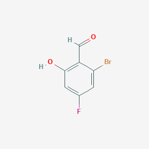 2-Bromo-4-fluoro-6-hydroxybenzaldehyde