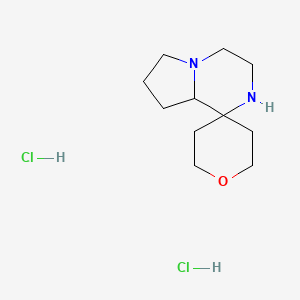decahydro-2'H-spiro[pyran-4,1'-pyrrolo[1,2-a]pyrazine] dihydrochloride