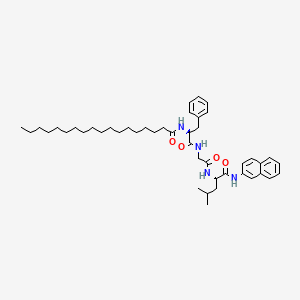 molecular formula C45H66N4O4 B13828032 N-Succinyl-Phe-Gly-Leu beta-naphthylamide 