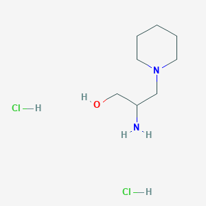 2-Amino-3-(piperidin-1-yl)propan-1-ol dihydrochloride
