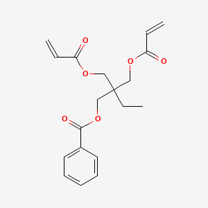 molecular formula C19H22O6 B13828047 Trimethylolpropane benzoate diacrylate 