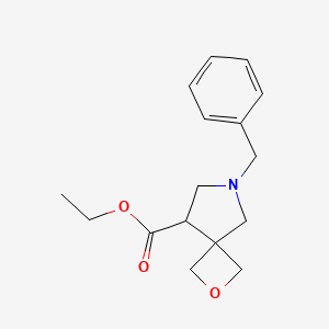 Ethyl 6-benzyl-2-oxa-6-azaspiro[3.4]octane-8-carboxylate