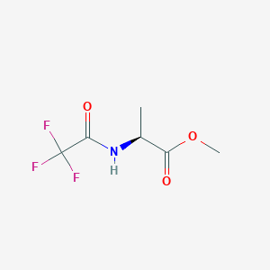 molecular formula C6H8F3NO3 B13828156 N-Tfa-L-Alanine methyl ester 
