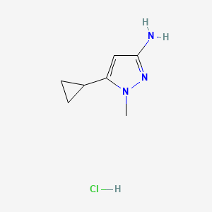 5-cyclopropyl-1-methyl-1H-pyrazol-3-amine hydrochloride