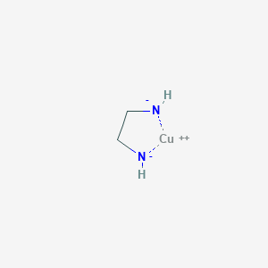 molecular formula C2H6CuN2 B13828186 copper;2-azanidylethylazanide 