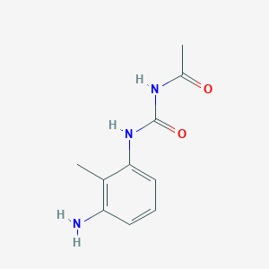 molecular formula C10H13N3O2 B1382819 3-Acetyl-1-(3-amino-2-methylphenyl)urea CAS No. 1803593-53-4