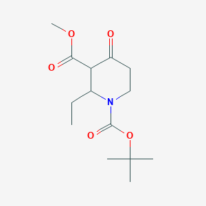 1-Tert-butyl 3-methyl 2-ethyl-4-oxopiperidine-1,3-dicarboxylate