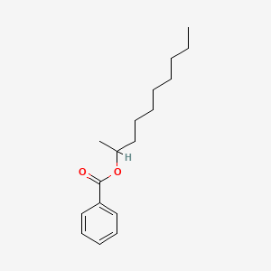 molecular formula C17H26O2 B13828224 Benzoic acid, dec-2-yl ester CAS No. 31637-00-0