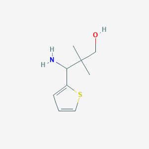 3-Amino-2,2-dimethyl-3-(thiophen-2-yl)propan-1-ol