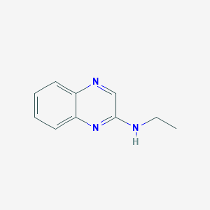 molecular formula C10H11N3 B13828261 N-Ethylquinoxalin-2-amine CAS No. 41213-10-9