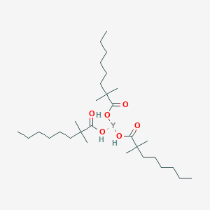 molecular formula C30H60O6Y B13828263 Yttrium(iii)neodecanoate 