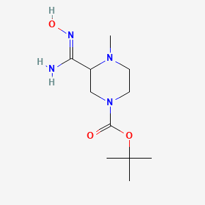 tert-butyl 3-(N'-hydroxycarbamimidoyl)-4-methylpiperazine-1-carboxylate