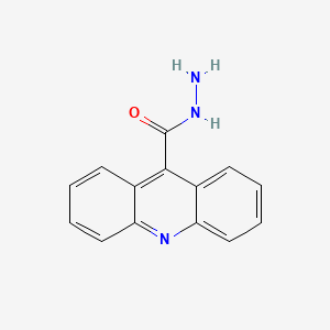molecular formula C14H11N3O B13828375 Acridine-9-carbohydrazide CAS No. 36705-76-7