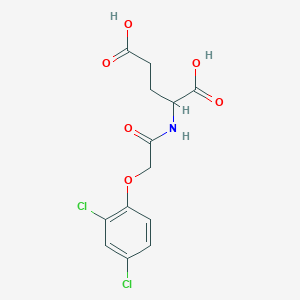 molecular formula C13H13Cl2NO6 B13828383 2,4-Dichlorophenoxyacetylglutamic acid 