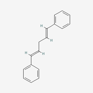 molecular formula C17H16 B13828385 1,4-Pentadiene, 1,5-diphenyl-, (E,E)- 