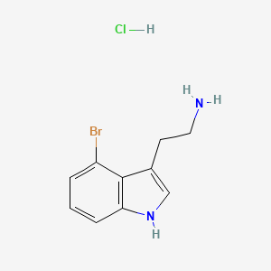 2-(4-bromo-1H-indol-3-yl)ethan-1-amine hydrochloride