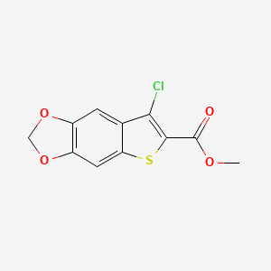 molecular formula C11H7ClO4S B13828464 Methyl 7-chlorothieno[2,3-F][1,3]benzodioxole-6-carboxylate CAS No. 478400-02-1