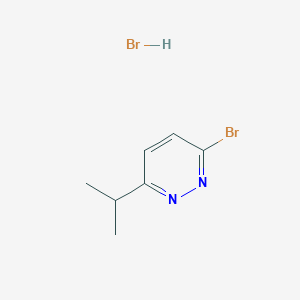 molecular formula C7H10Br2N2 B1382851 3-Bromo-6-isopropyl-pyridazine hydrobromide CAS No. 1373223-56-3