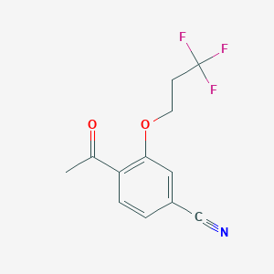 4-Acetyl-3-(3,3,3-trifluoropropoxy)benzonitrile