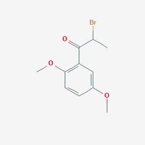molecular formula C11H13BrO3 B13828575 2-Bromo-2-5-dimethoxypropiophenone 