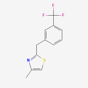 4-Methyl-2-{[3-(trifluoromethyl)phenyl]methyl}-1,3-thiazole