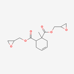 molecular formula C15H20O6 B13828581 Bis(oxiranylmethyl) methylcyclohex-4-ene-1,2-dicarboxylate CAS No. 36221-25-7