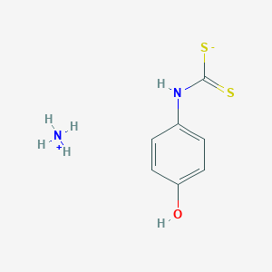 molecular formula C7H10N2OS2 B13828590 Ammonium p-hydroxydithiocarbanilate CAS No. 30714-45-5