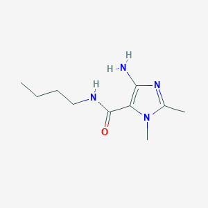 4-amino-N-butyl-1,2-dimethyl-1H-imidazole-5-carboxamide