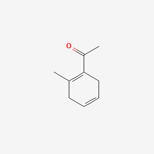molecular formula C9H12O B13828645 1-(2-Methylcyclohexa-1,4-dien-1-yl)ethanone 
