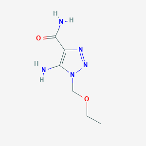 5-amino-1-(ethoxymethyl)-1H-1,2,3-triazole-4-carboxamide