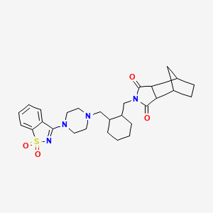 molecular formula C28H36N4O4S B13828731 Lurasidone Sulfone 