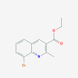 8-Bromo-2-methylquinoline-3-carboxylic acid ethyl ester
