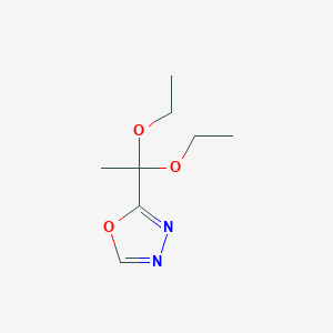 2-(1,1-Diethoxyethyl)-1,3,4-oxadiazole