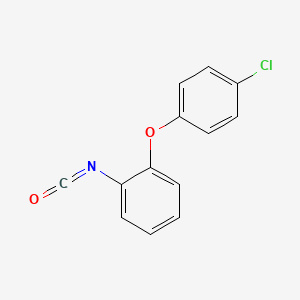 molecular formula C13H8ClNO2 B13828826 1-Chloro-4-(isocyanatophenoxy)benzene 