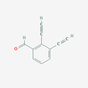 molecular formula C11H6O B13828865 Benzaldehyde, 2,3-diethynyl- CAS No. 412041-46-4