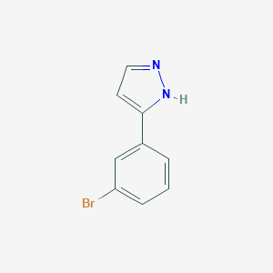 molecular formula C9H7BrN2 B138289 3-(3-Bromophenyl)-1H-pyrazole CAS No. 149739-65-1