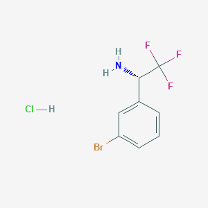 (S)-1-(3-Bromo-phenyl)-2,2,2-trifluoro-ethylamine hydrochloride