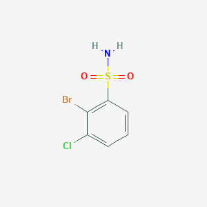 molecular formula C6H5BrClNO2S B1382892 2-Bromo-3-chlorobenzenesulfonamide CAS No. 1261499-12-0