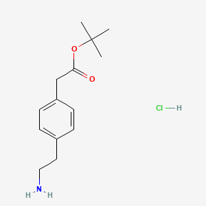 tert-Butyl [4-(2-amino-ethyl)-phenyl]-acetate hydrochloride